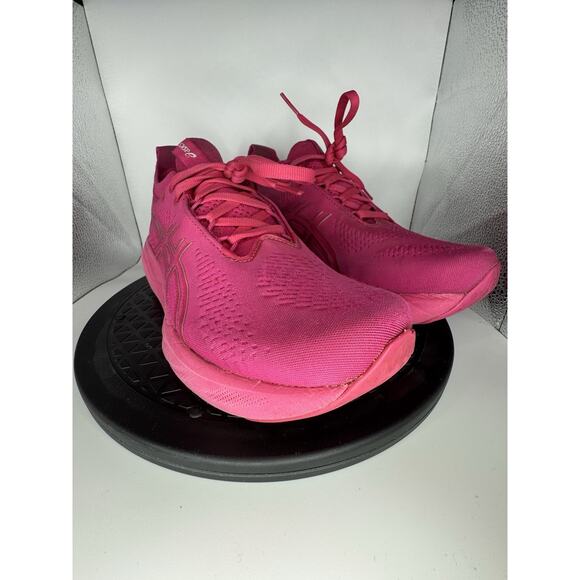 ASICS Gel-Nimbus 25 Running Women’s Shoes Size 8 Hot Pink Rave Sneakers - Picture 6 of 11